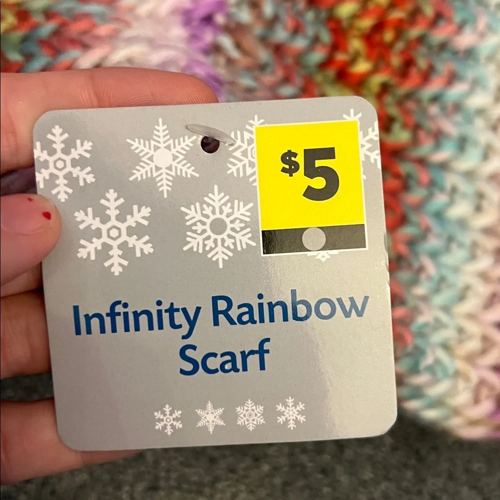 Colorful Knit Infinity Scarves - Picture 3 of 5